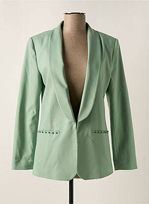 Blazer col châle vert FREEMAN T.PORTER femme