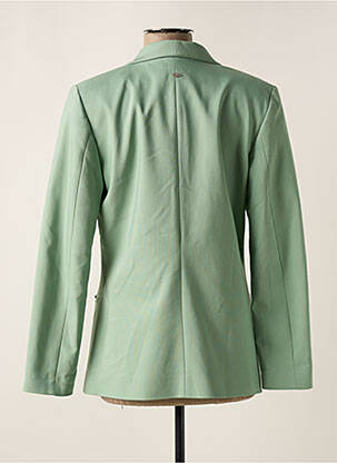 Blazer col châle vert FREEMAN T.PORTER femme