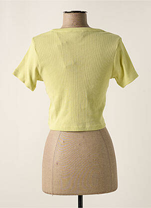 T-shirt col v manches courtes vert DICKIES femme