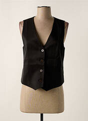 Gilet sans manche noir GRACE & MILA pour femme seconde vue