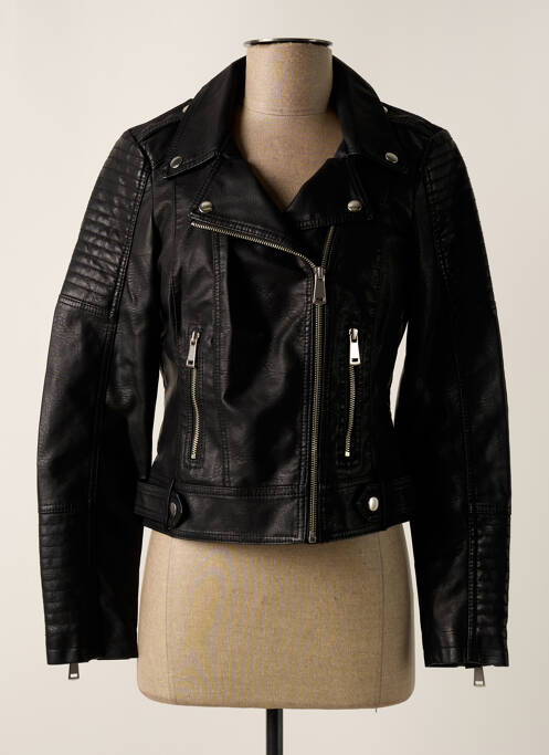 Veste simili cuir noir VERO MODA pour femme