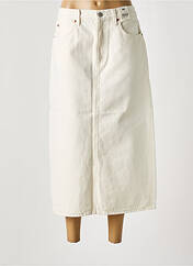 Jupe longue blanc LEVIS pour femme seconde vue