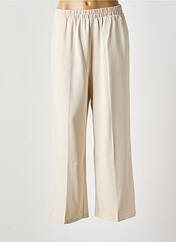 Pantalon large beige GRACE & MILA pour femme seconde vue