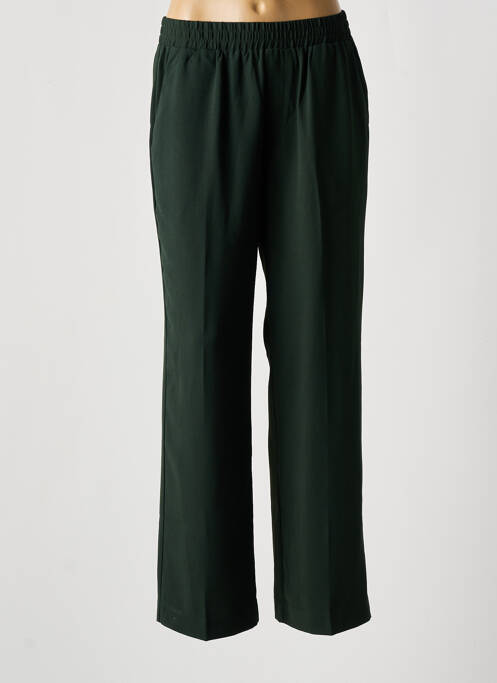 Pantalon droit vert GRACE & MILA pour femme