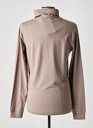 Sous-pull coupe droite manches longues beige CALVIN KLEIN homme