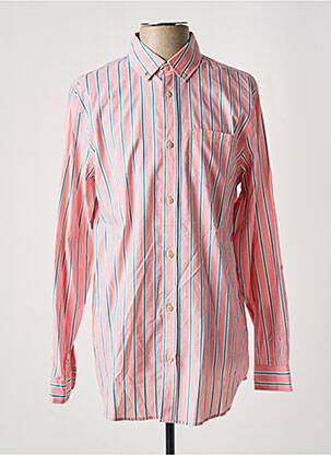 Chemise manches longues imprimé rayures rose SCOTCH & SODA homme