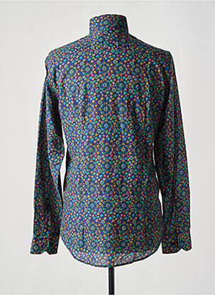 Chemise manches longues manches longues bleu RECYCLED ART WORLD homme