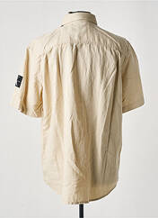 Chemise manches courtes beige CALVIN KLEIN pour homme seconde vue