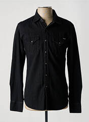 Chemise manches longues noir REPLAY pour homme seconde vue