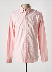 Chemise manches longues rose SCOTCH & SODA pour homme seconde vue