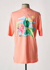 T-shirt rose SCOTCH & SODA pour homme seconde vue