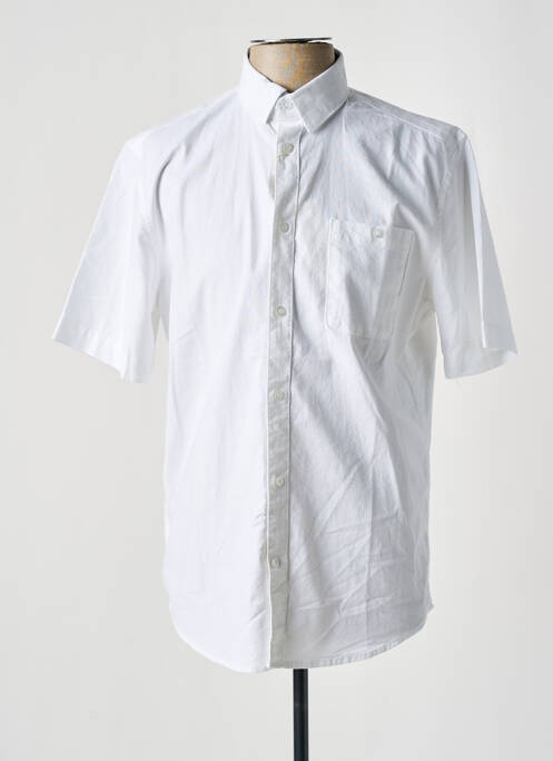 Chemise manches courtes blanc TOM TAILOR pour homme