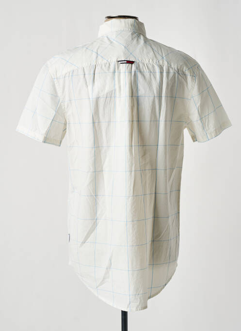 Chemise manches courtes blanc TOMMY HILFIGER pour homme