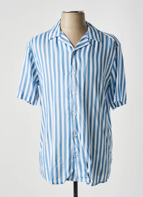 Chemise manches courtes bleu ONLY & SONS pour homme