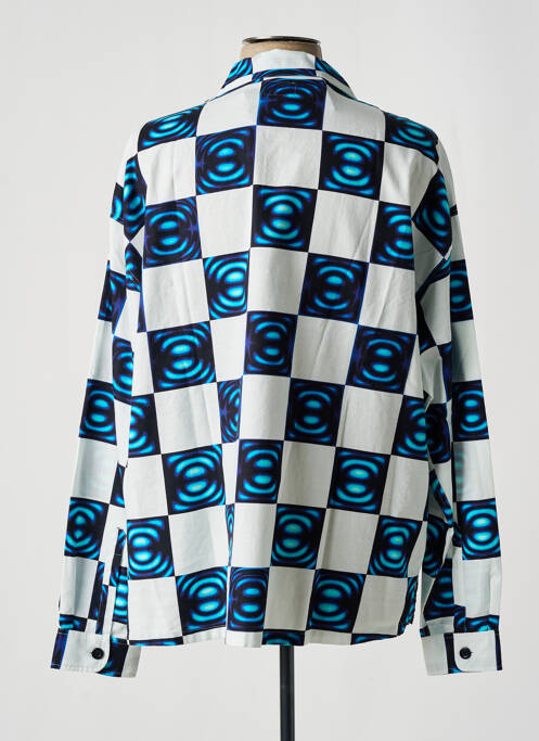 Chemise manches longues bleu EDWIN pour homme