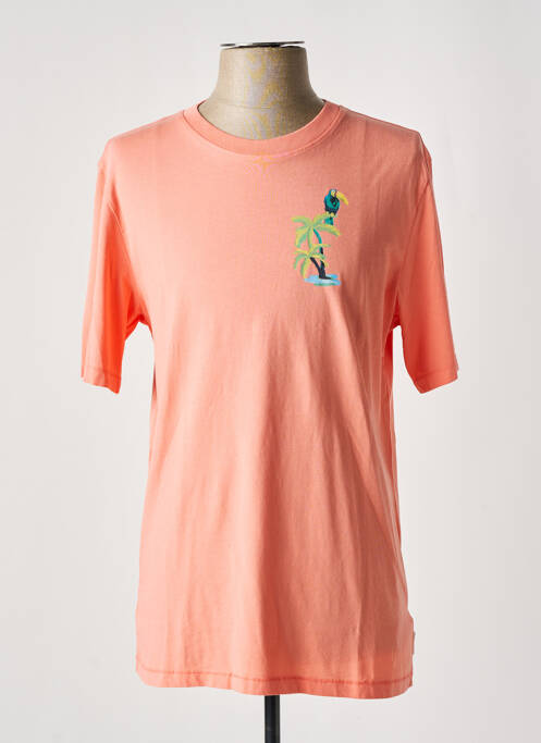 T-shirt rose SCOTCH & SODA pour homme