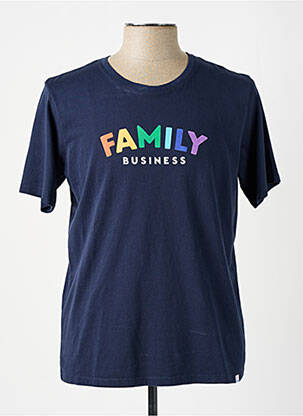 T-shirt coupe droite manches courtes bleu FRENCH DISORDER homme