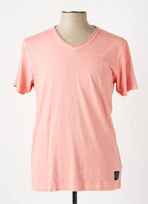 T-shirt coupe droite manches courtes rose LE TEMPS DES CERISES homme