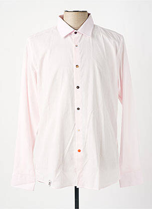 Chemise manches longues manches longues rose RECYCLED ART WORLD homme