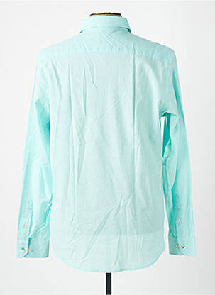 Chemise manches longues manches longues bleu RECYCLED ART WORLD homme
