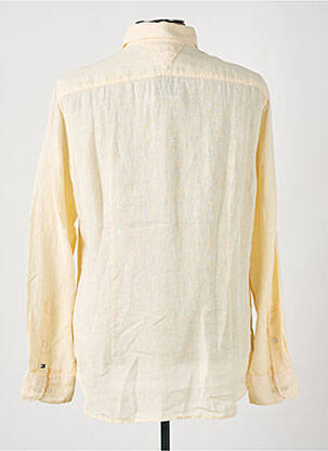 Chemise manches longues manches longues beige TOMMY HILFIGER homme