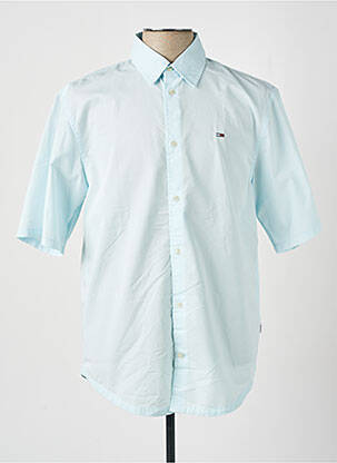 Chemise manches courtes coupe droite bleu TOMMY HILFIGER homme