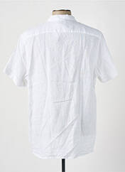 Chemise manches courtes blanc DSTREZZED pour homme seconde vue