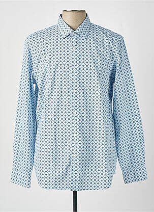 Chemise manches longues bleu REPLAY pour homme