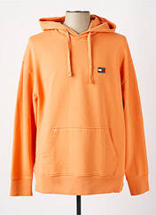 Sweat-shirt à capuche orange TOMMY HILFIGER pour homme seconde vue