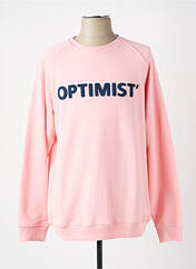 Sweat-shirt rose OPTIMIST' pour homme seconde vue