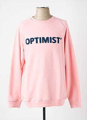 Sweat-shirt rose OPTIMIST' pour homme