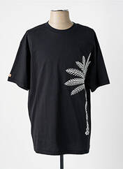 T-shirt noir SCOTCH & SODA pour homme seconde vue