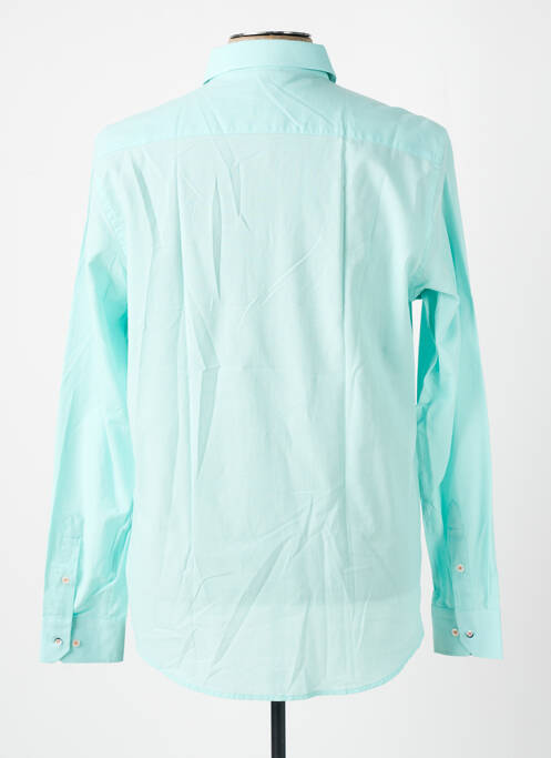 Chemise manches longues manches longues bleu RECYCLED ART WORLD homme