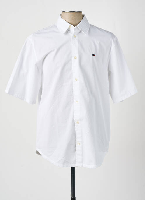 Chemise manches courtes blanc TOMMY HILFIGER pour homme