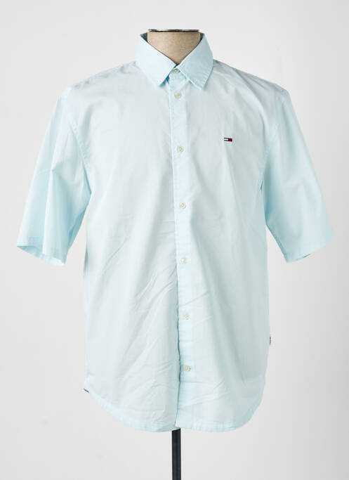 Chemise manches courtes bleu TOMMY HILFIGER pour homme