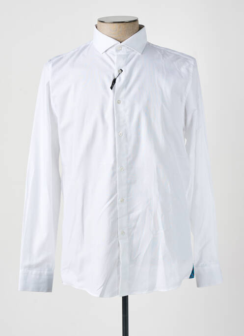 Chemise manches longues blanc RECYCLED pour homme