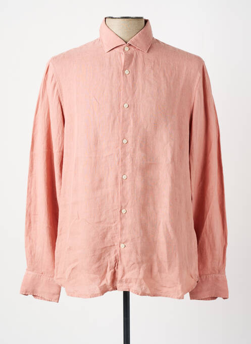 Chemise manches longues rose TOMMY HILFIGER pour homme