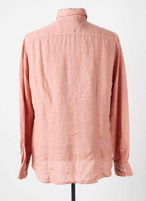 Chemise manches longues rose TOMMY HILFIGER pour homme