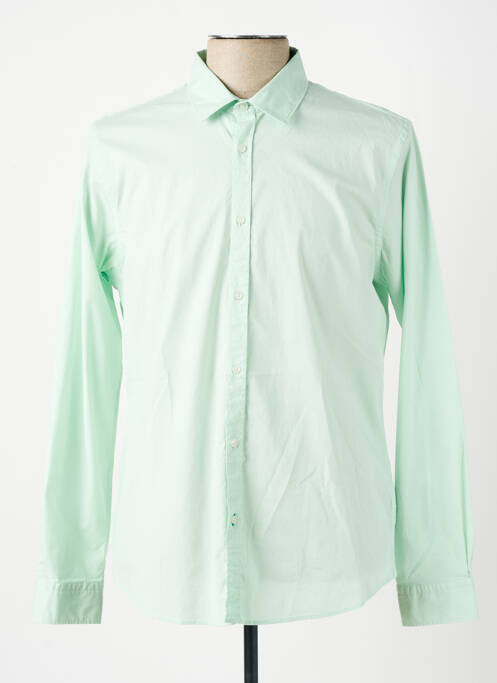 Chemise manches longues vert SCOTCH & SODA pour homme