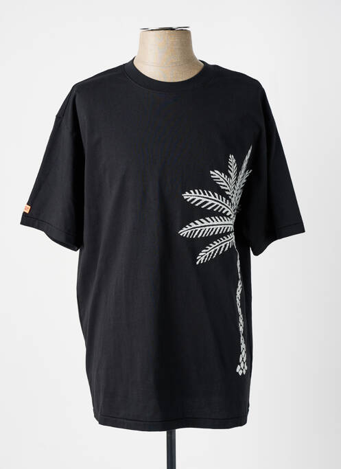 T-shirt noir SCOTCH & SODA pour homme