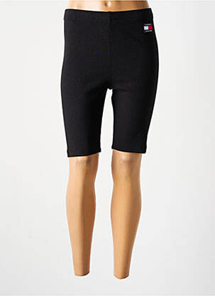 Cycliste coupe cintrée taille haute noir TOMMY HILFIGER femme