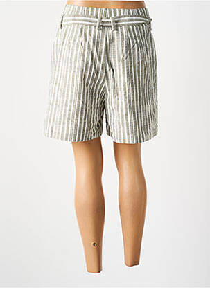 Short taille à pinces taille haute vert ARTLOVE femme