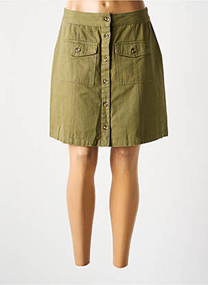 Jupe courte poches vert LA PETITE ETOILE femme