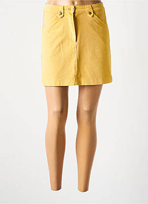Jupe courte poches jaune ARTLOVE femme
