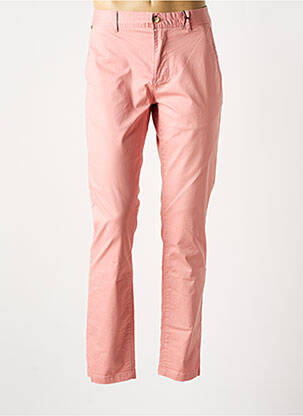 Pantalon chino bio taille normale rose SCOTCH & SODA homme