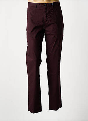 Pantalon chino tissage popeline taille normale violet SCOTCH & SODA homme