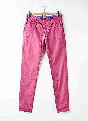 Pantalon chino tissage popeline taille normale violet SCOTCH & SODA homme