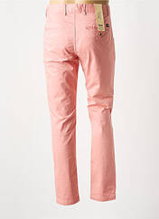 Pantalon chino rose SCOTCH & SODA pour homme seconde vue