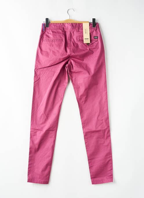 Pantalon chino tissage popeline taille normale violet SCOTCH & SODA homme
