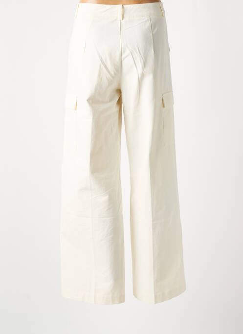 Pantalon cargo beige GRACE & MILA pour femme